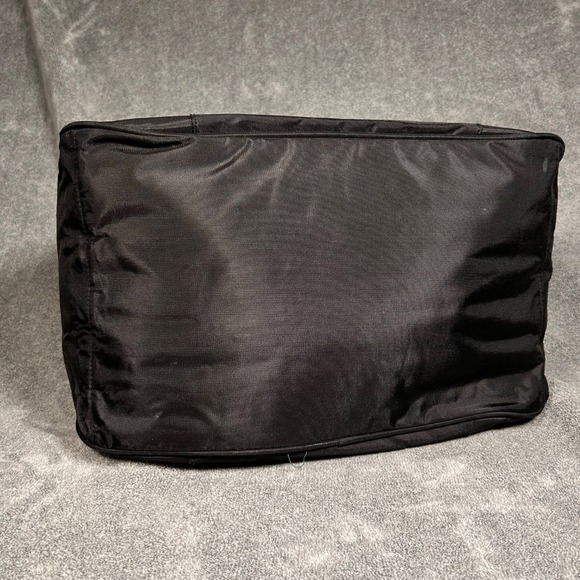 Vintage 1993 Reebok Duffle Bag Black Teal Nylon Gym Travel Vector Logo RN 69421 - Picture 7 of 12